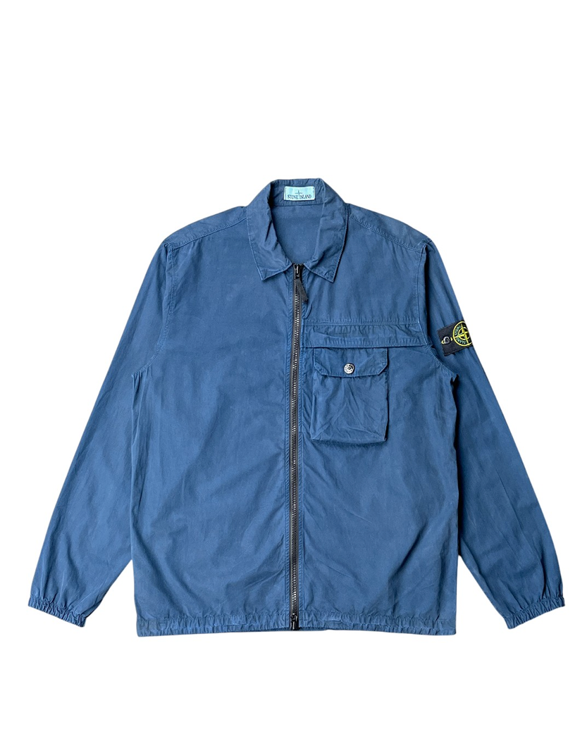 Cold Dye Overshirt Marine Blue SI0102-MB