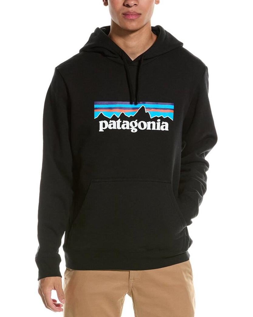 Patagonia P-6 Logo Uprisal Hoody Black