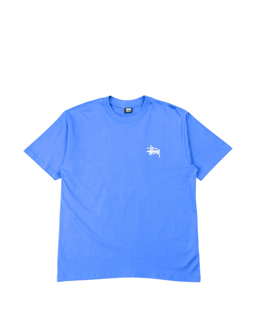STUSSY Print T-Shirt Blue