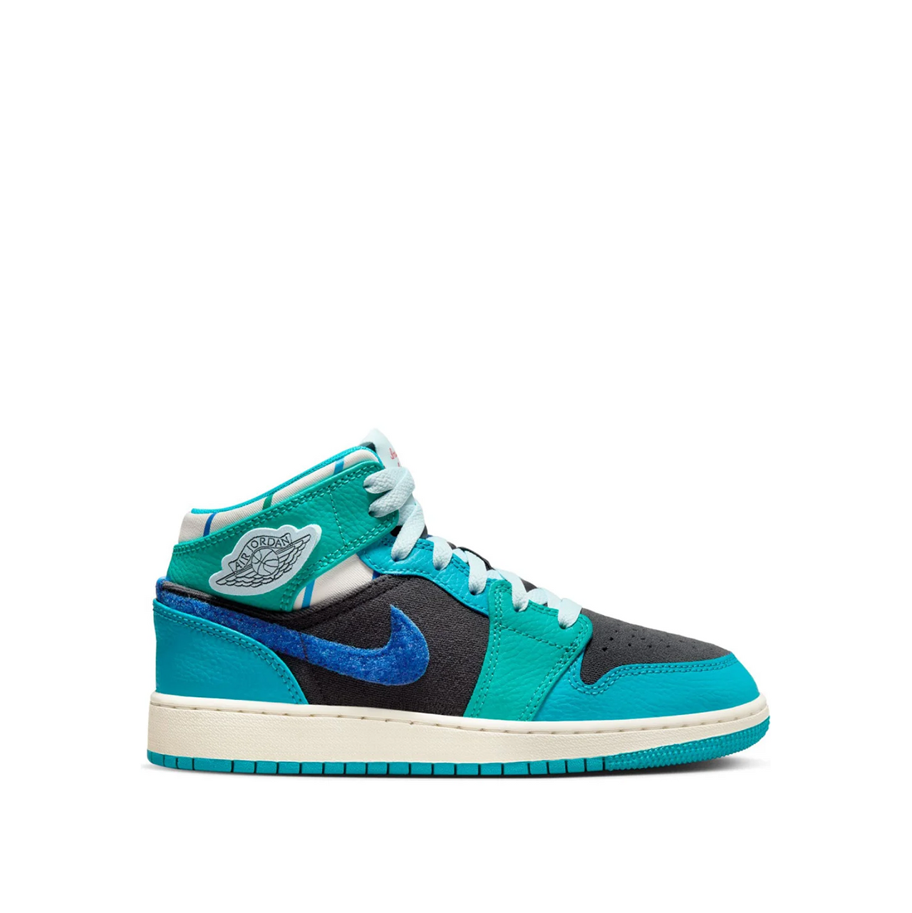 Air Jordan 1 Mid Sneaker School "Glacier Blue" (GS)