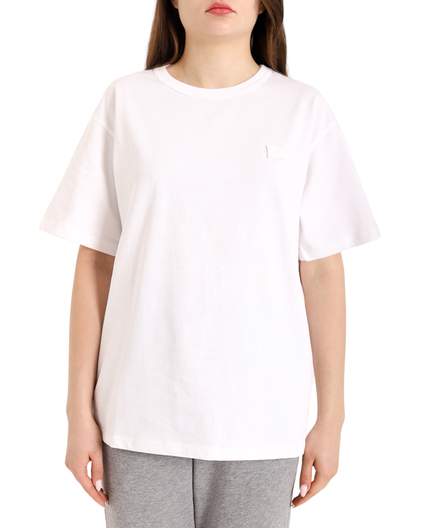 Acne Studios T-Shirt With Ellison Face Patch White