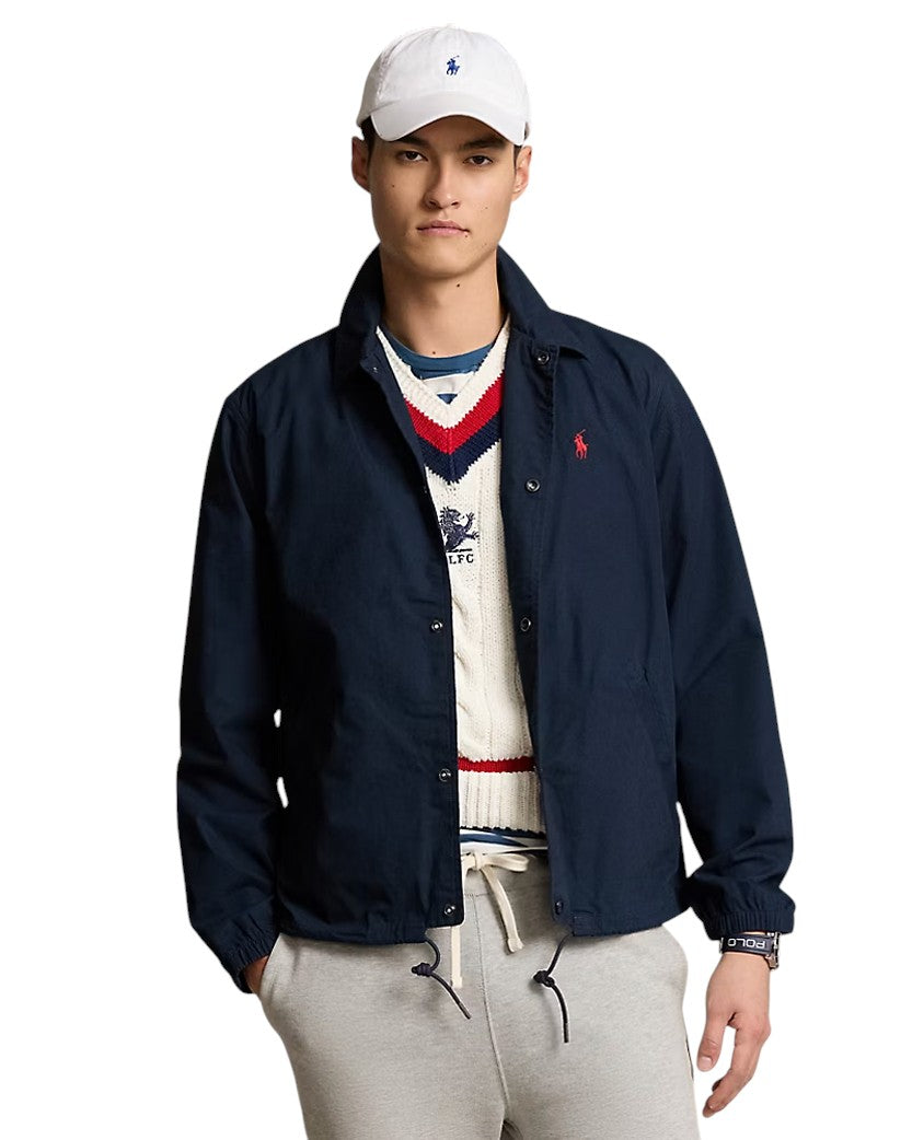 Ralph Lauren Player Logo Bomber Dark Blue
