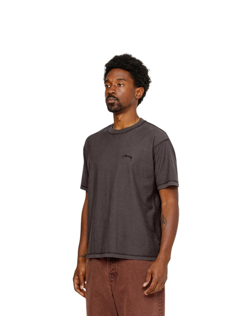 STUSSY Lazy T-Shirt Faded Black