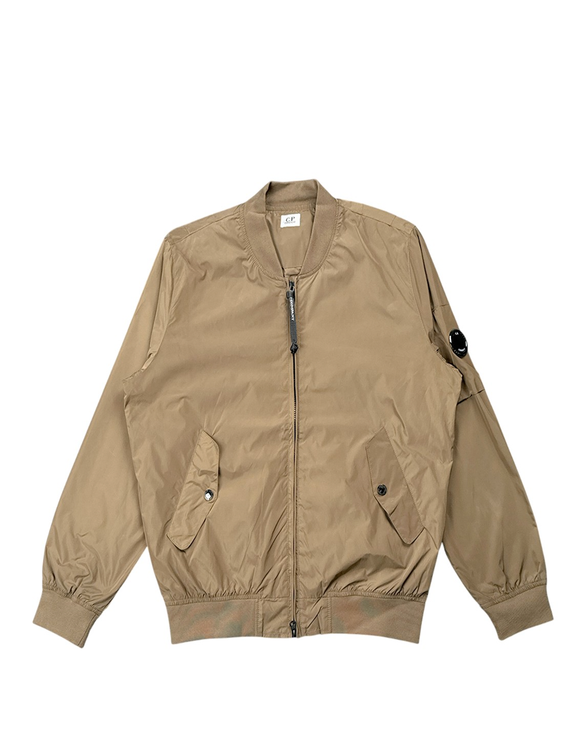 C.P. Company Nycra Arm Lens Bomber Jacket Brown