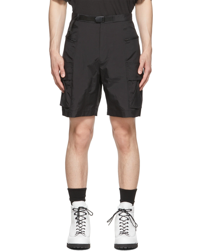 Snow Peak x Tonedtrout Cargo Shorts Black