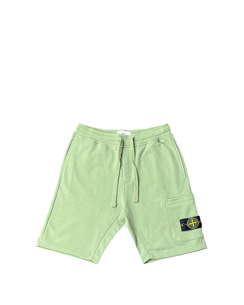 64651 Garment-Dyed Cotton Shorts Sage Green SI0167-SGN