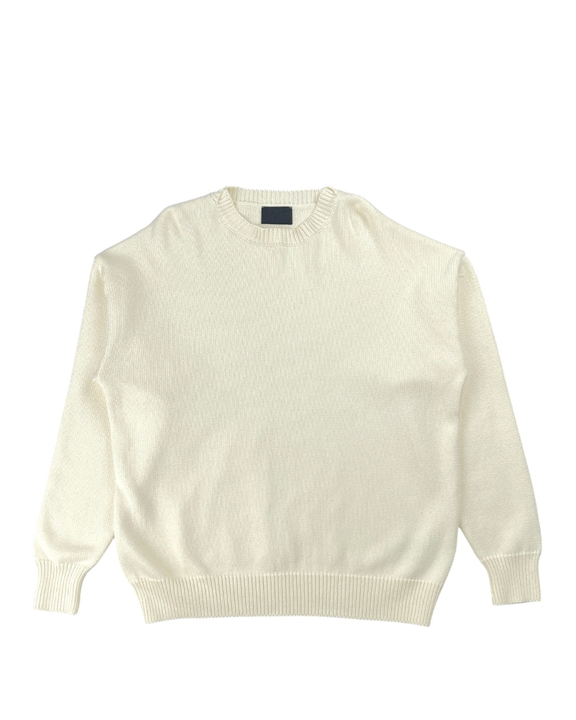Fear Of God Overlapped Sweater White