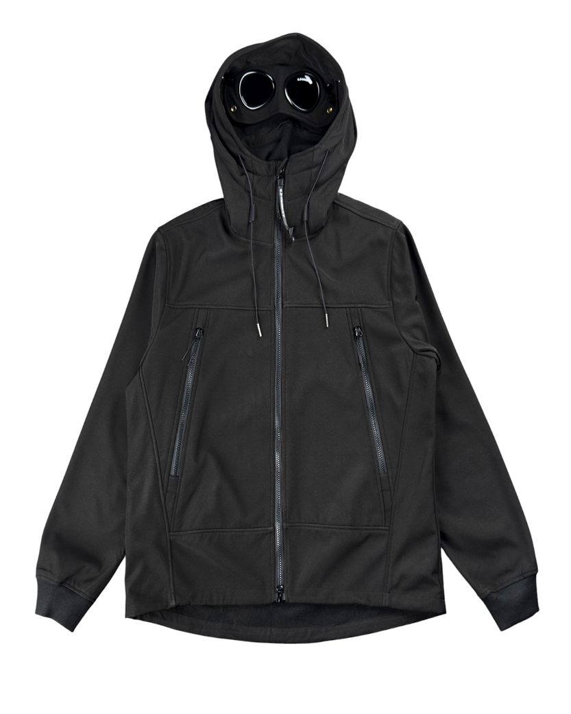 C.P. Company Softshell Goggle Jacket Black