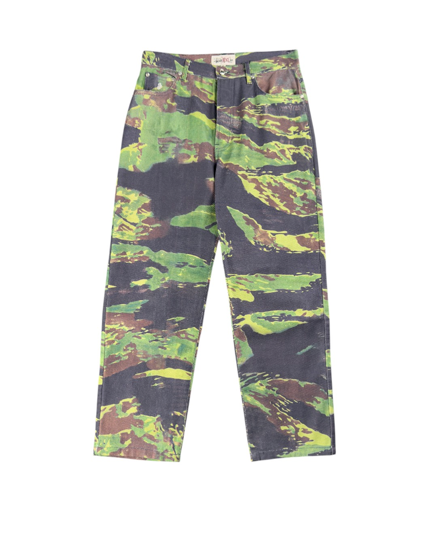 STUSSY x Lucien Smith Tigris Canvas Big Ol Jeans
