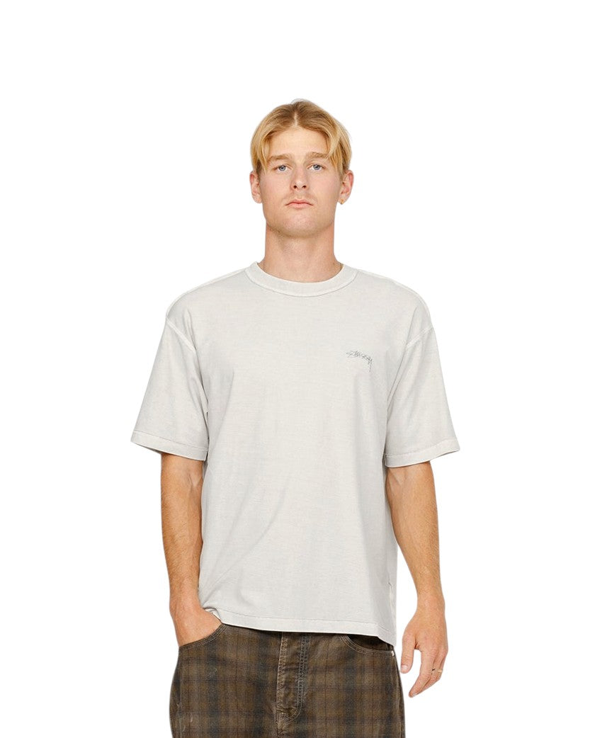 STUSSY Lazy T-Shirt Bone