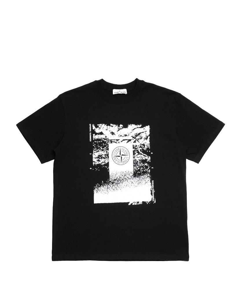 2NS84 Drone Two Front Logo T-Shirt Black SI0257-BK