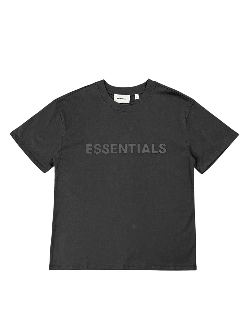 Fear Of God Essentials Front Logo T-Shirt Black