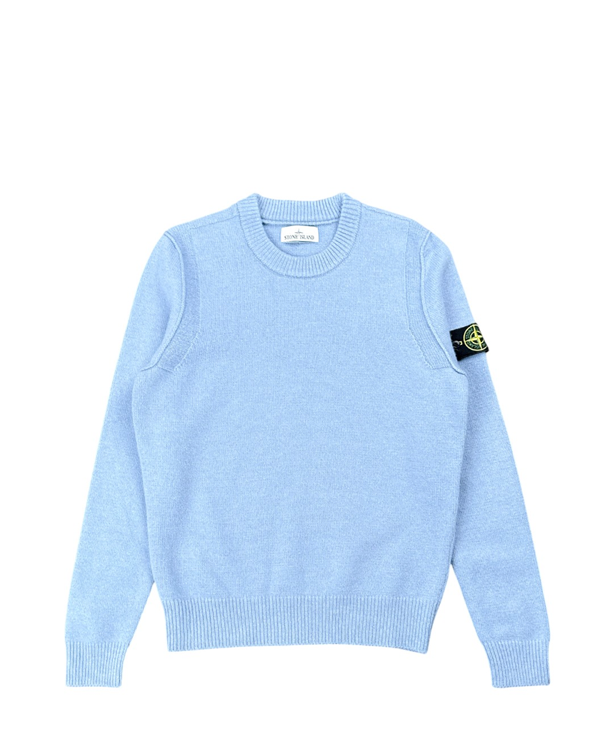 508A3 Lambswool Sweater Sky Blue SI0175-SBL