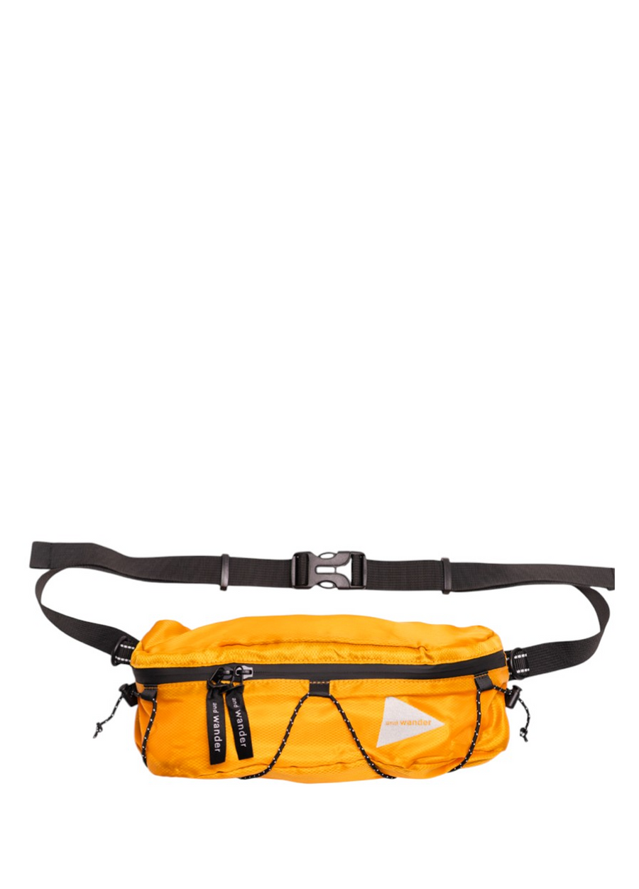 And Wander Nylon Waterproof Shoulder Bag Yellow