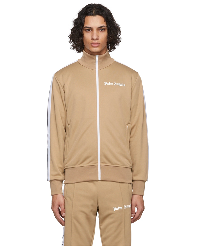 Palm Angels Classic Track Jacket Beige