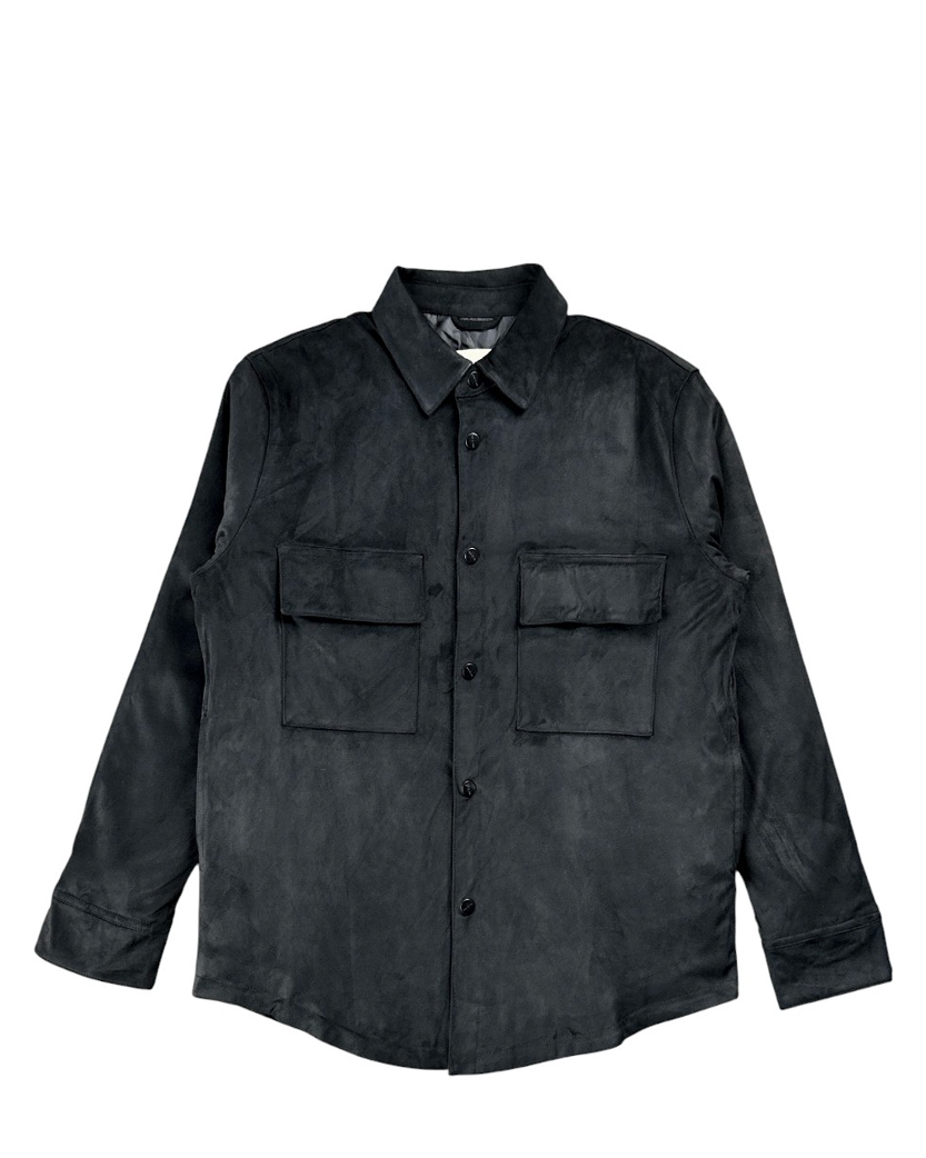 Fear Of God Suede Shirt Jacket Black