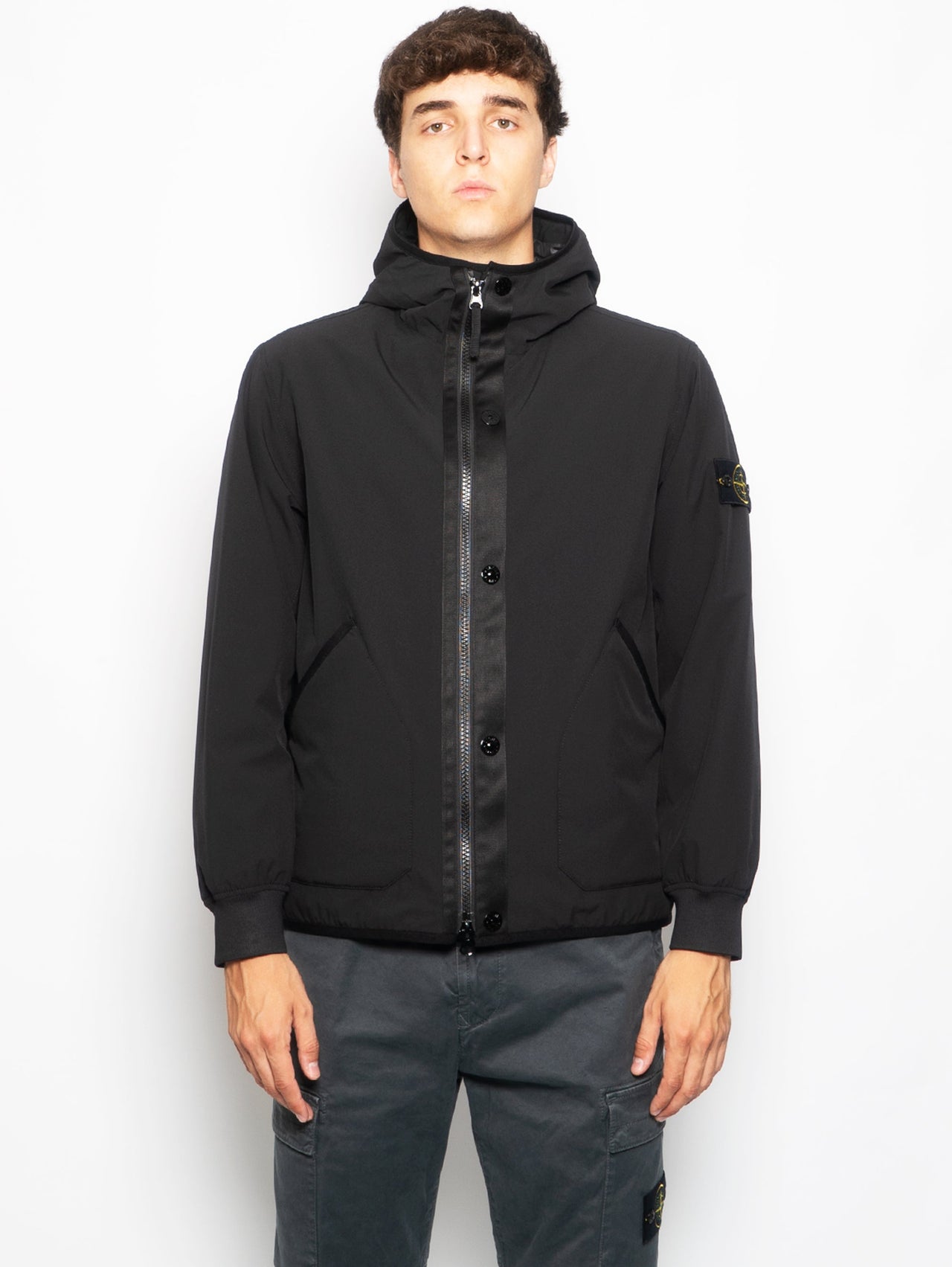 41027 Soft Shell Jacket Black SI0233-BK