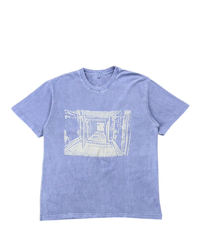 CAV EMPT Passage Overdye Tee Blue CAV132