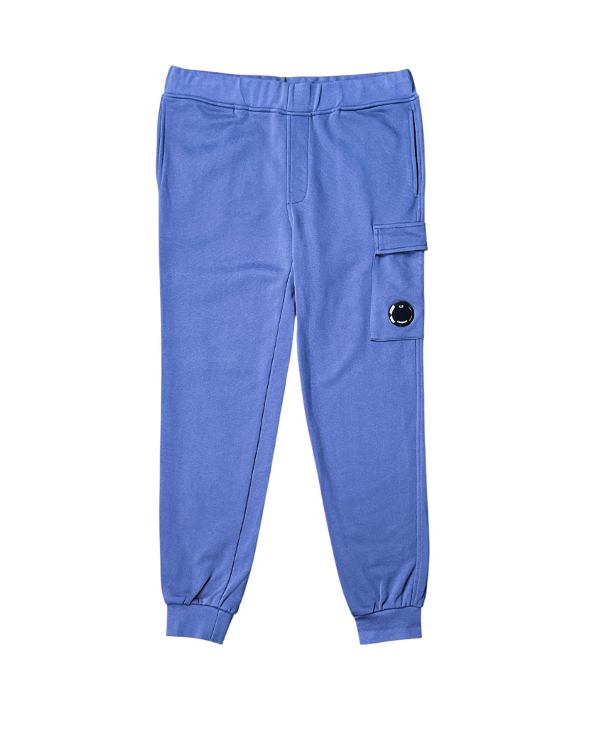 C.P. Company Diagonal Raised Fleece Lens Sweat Pants Navy