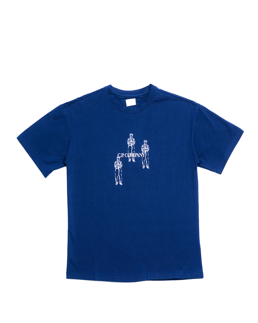 C.P. Company Graphic British Sailor T-Shirt Blue