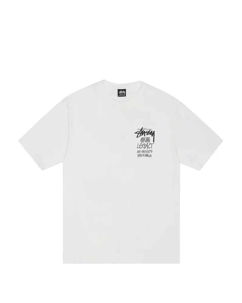 STUSSY x Our Legacy Surfman Pigment Dyed Tee Natural