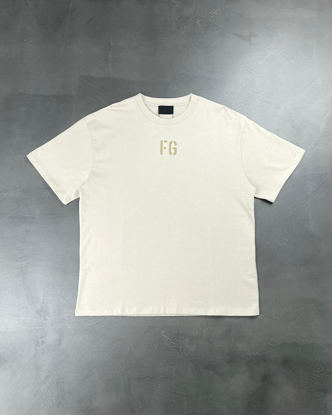 Fear Of God Felted 'FG' T-Shirt Beige