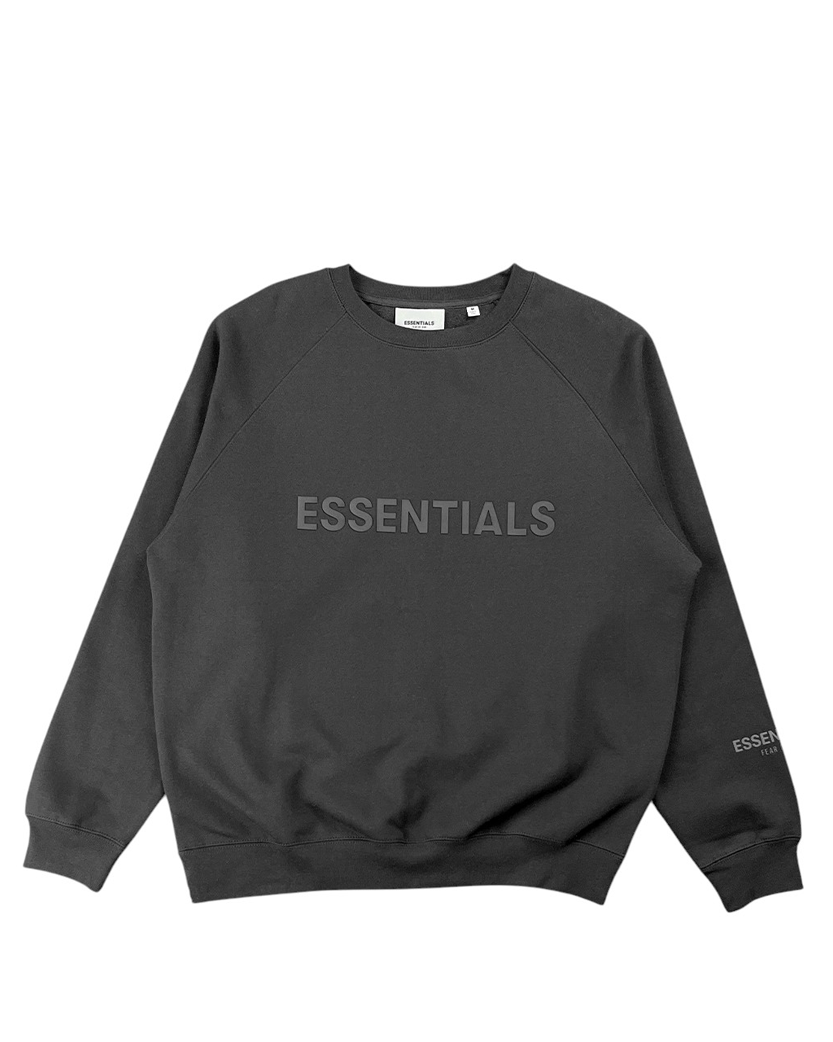Fear Of God Essentials Crewneck Pullover Sweatshirt Black