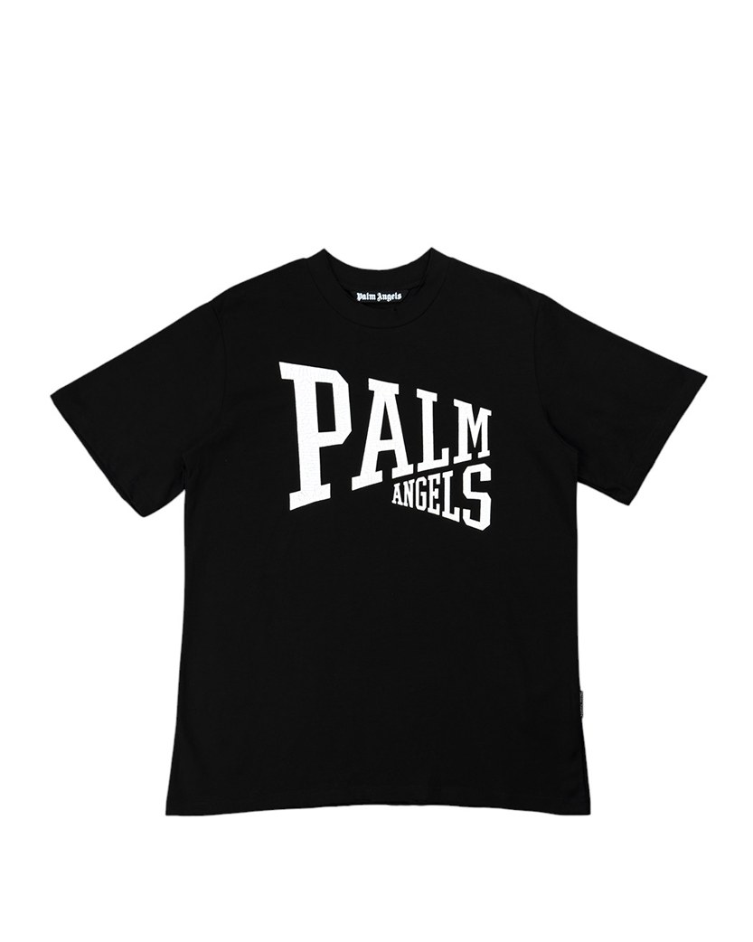 Palm Angels College T-Shirt Black