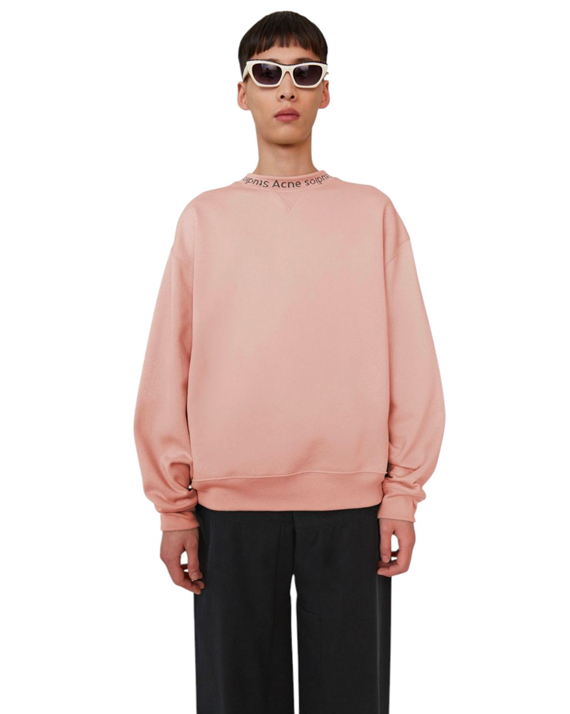 Acne Studios Flogho Crew Sweat Pink