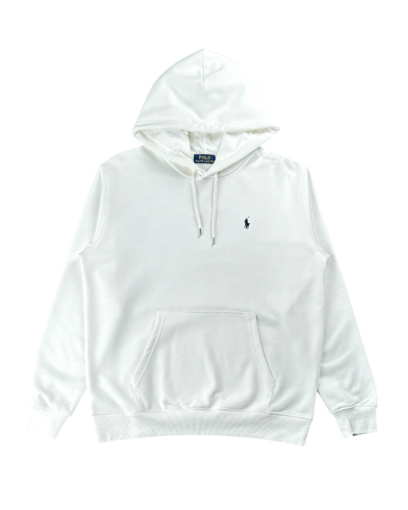 Polo Ralph Lauren Double Knit Hoodie White