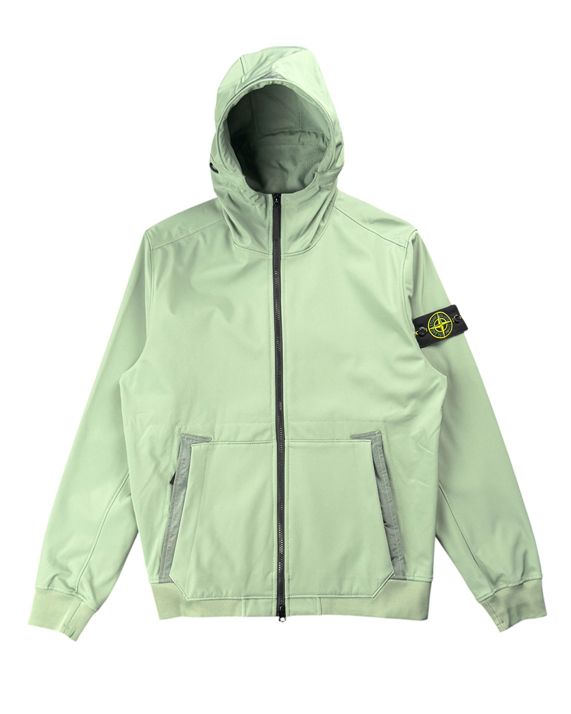 Q0122 SOFT SHELL-R_E.DYE Technology Sage Green SI0259-SGN
