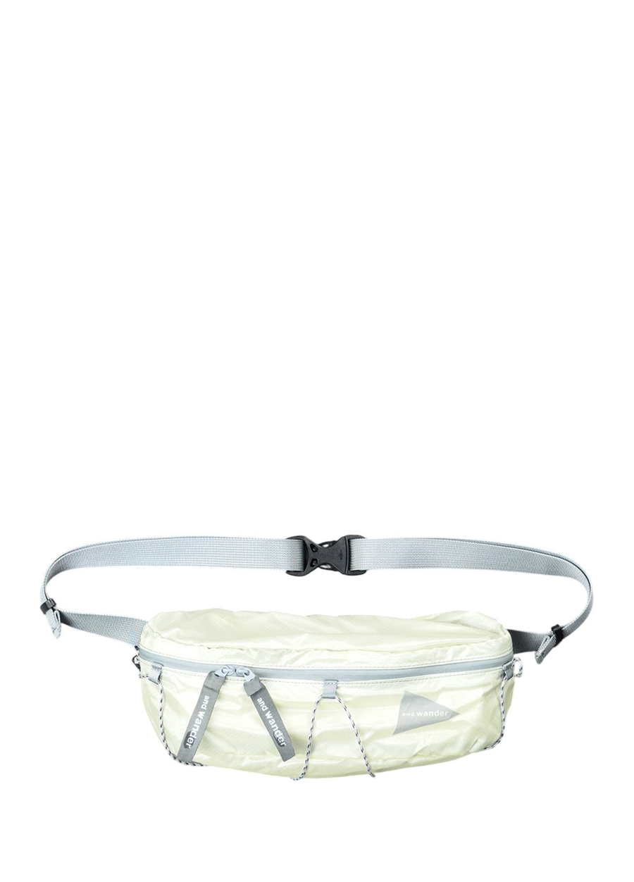And Wander Nylon Waterproof Shoulder Bag White