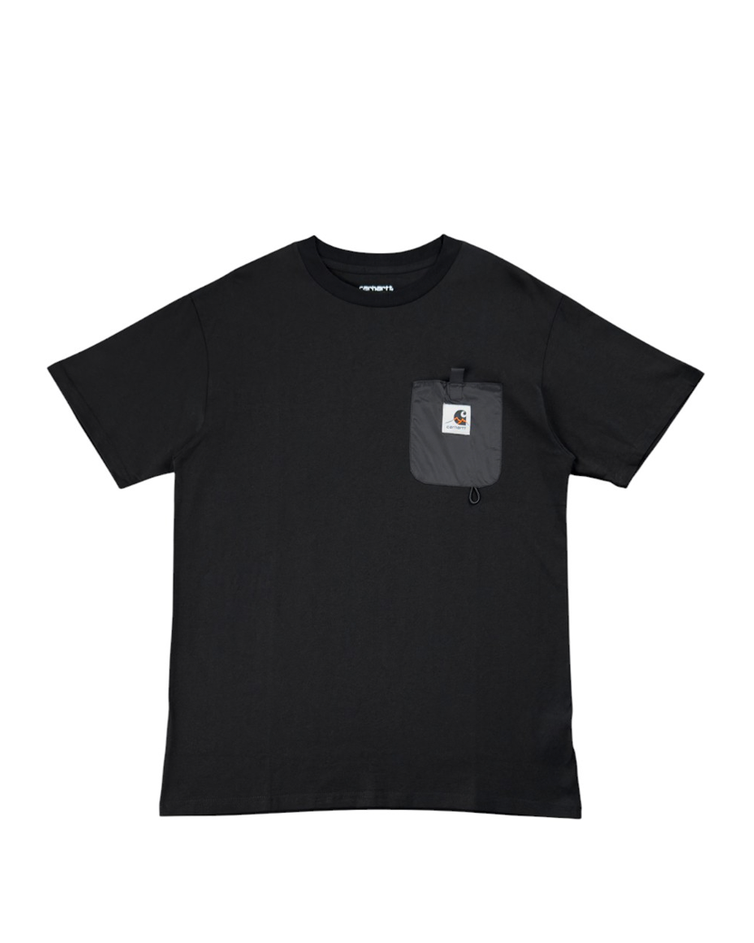 Carhartt WIP Pocket Logo Mountains T-Shirt Black
