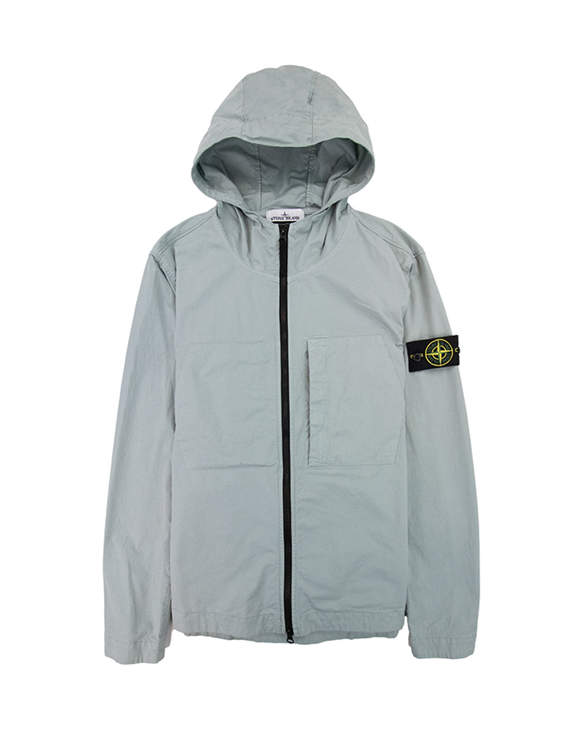 43310 Supima Cotton Overshirt Sky Blue SI0244-SBL