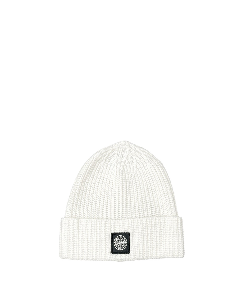 N10B5 Wool-Knit Beanie Hat White SI0112-WT