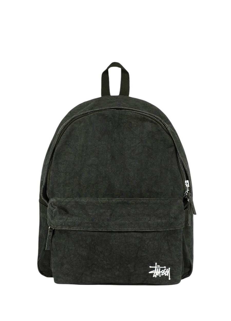 STUSSY Canvas Backpack Washed Black