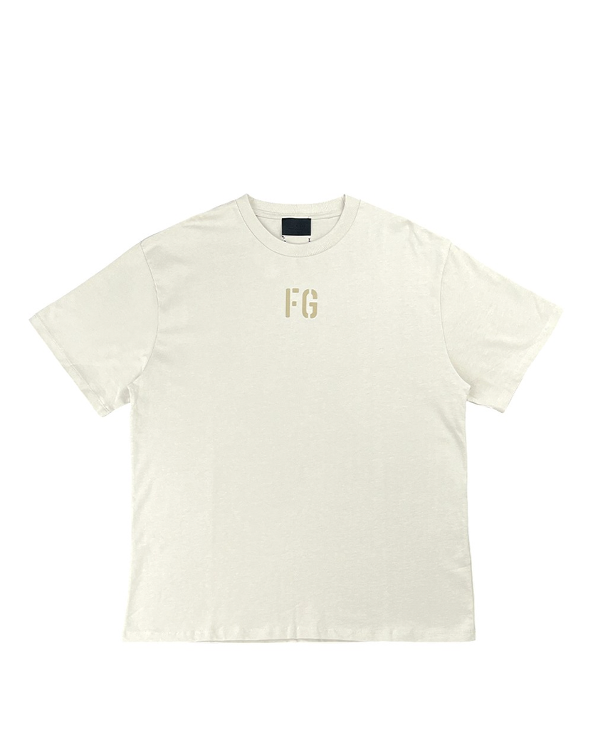 Fear Of God Felted 'FG' T-Shirt Beige