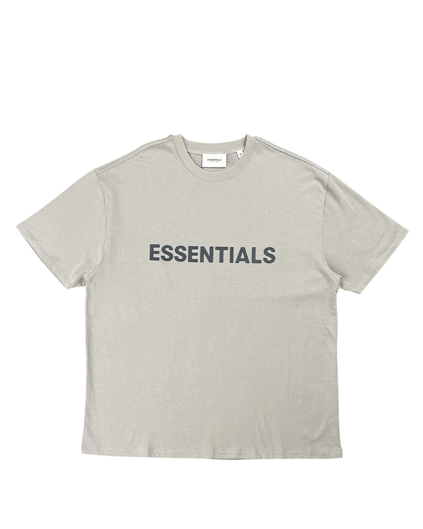 Fear Of God Essentials Front Logo T-Shirt Cement