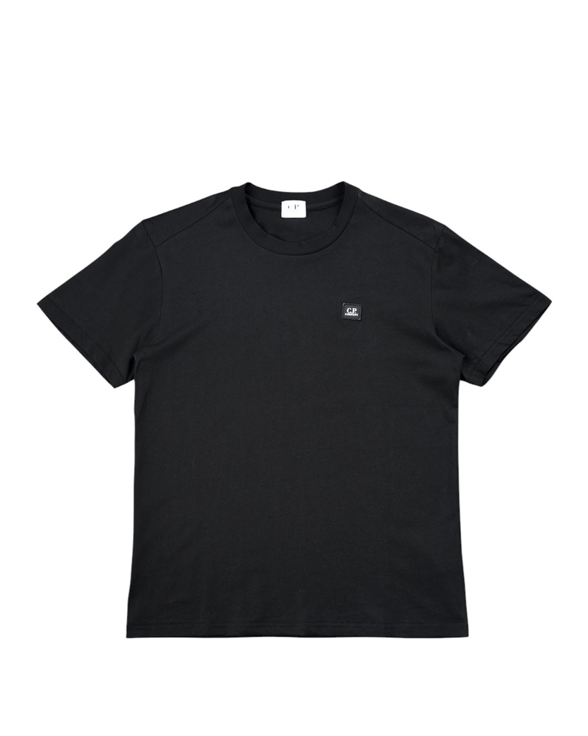 C.P. COMPANY Jersey Small Label T-shirt Black