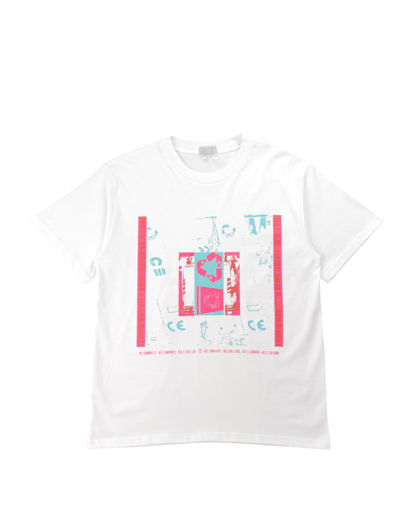 CAV EMPT Dustbin Tee White CAV120