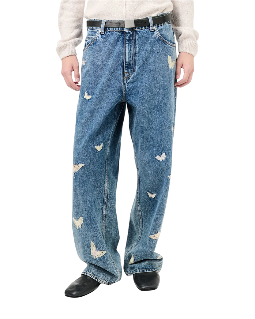 Our Legacy Vast Cut Jeans Indigo Butterfly
