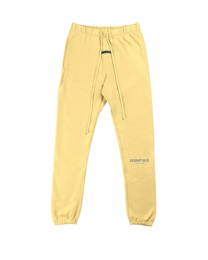 Fear Of God Essentials Tapered Cotton-Blend Jersey Sweatpants Amber