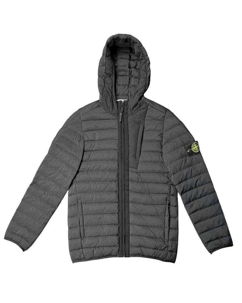 Loom Woved Down Jacket Stretch Nylon-TC Black SI0124-BK