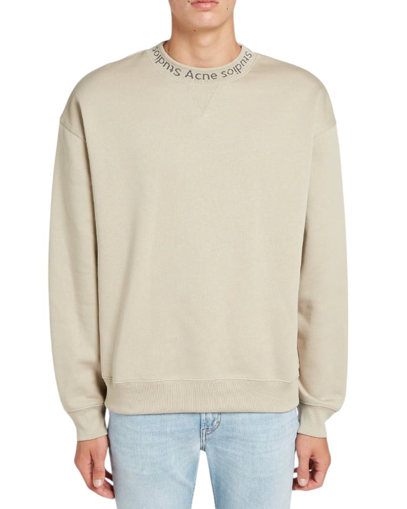 Acne Studios Flogho Crew Sweat Beige