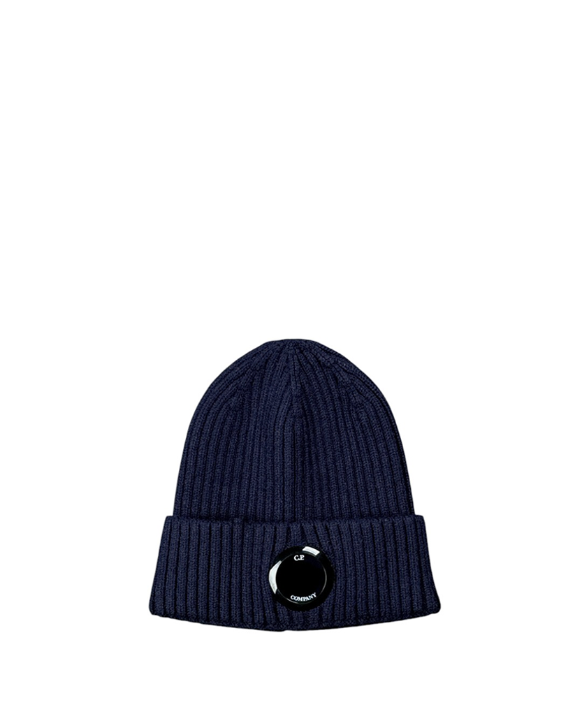 C.P. Company Lens Beanie Navy