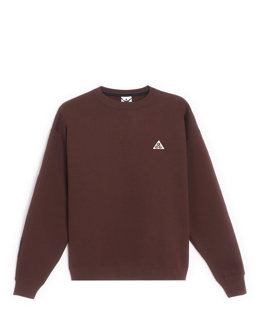 Nike ACG Therma-FIT Fleece Crew Brown
