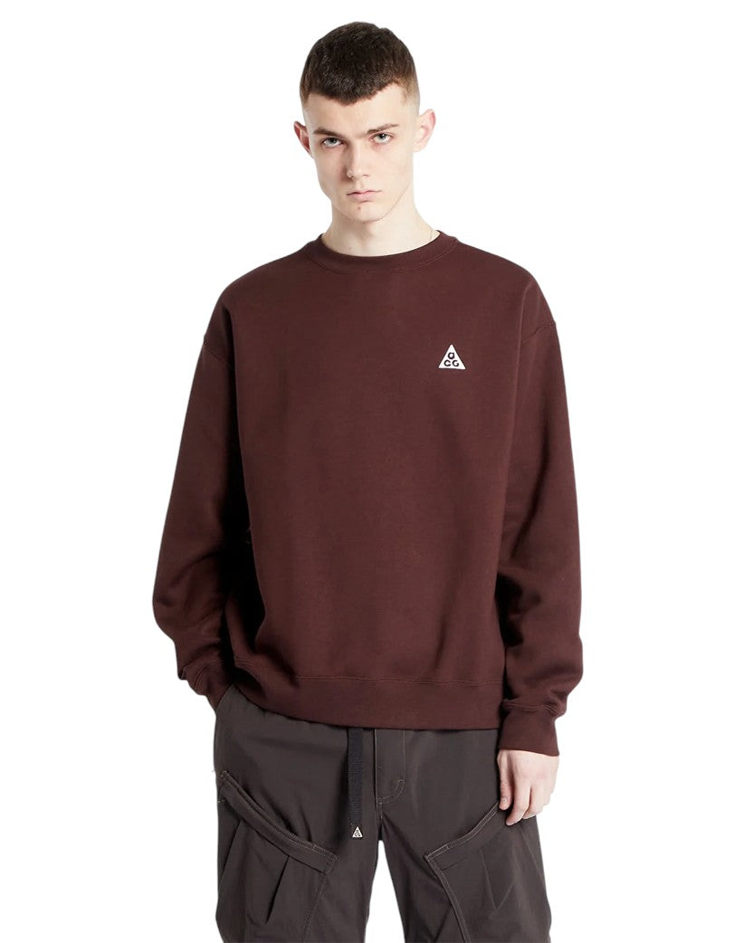 Nike ACG Therma-FIT Fleece Crew Brown