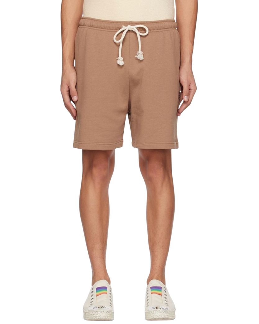 Acne Studios Fleece Shorts Cardinal Brown