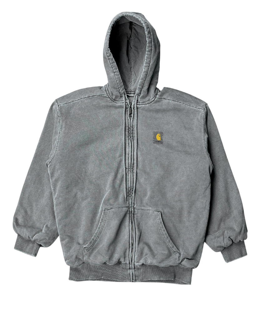 Carhartt WIP Patch Zip Hoodie Washed Black