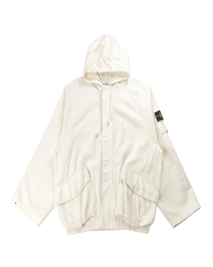 Stone Island x Supreme 402S4 CORDUROY 500 White